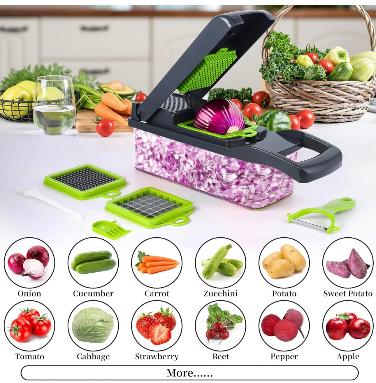 VEGETABLE CHOPPER 14IN1 KIT